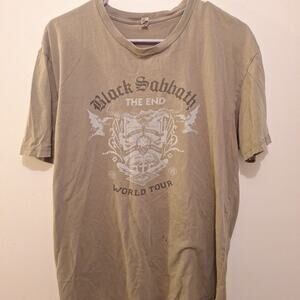 Vintage Black Sabbath The End World Tour North America 2016 Music Shirt Sz L
